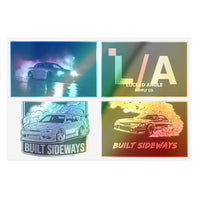 Drift Car Sticker Sheet — Built Sideways & Locked Angle Rally Decals