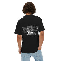 Boxy Tee — 'Built Sideways' Drift Car Graphic Shirt