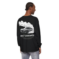 Built Sideways Long Sleeve — Drift Car Graphic Long Sleeve Tee