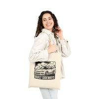 Tote Bag — 'Built Sideways' Drift Car Canvas Tote (Locked Angle Supply Co.)