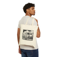 Tote Bag — 'Built Sideways' Drift Car Canvas Tote (Locked Angle Supply Co.)